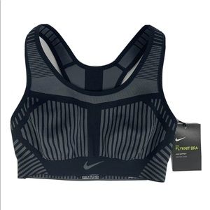Nike flyknit Sport bra black Size S high support